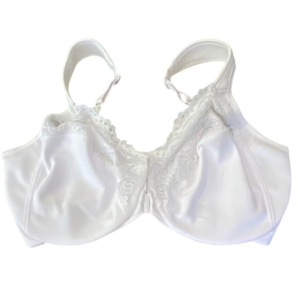 Glamorise Wonderwire Front-Close Underwire Unlined Full Coverage Bra size 36F - Picture 8 of 8